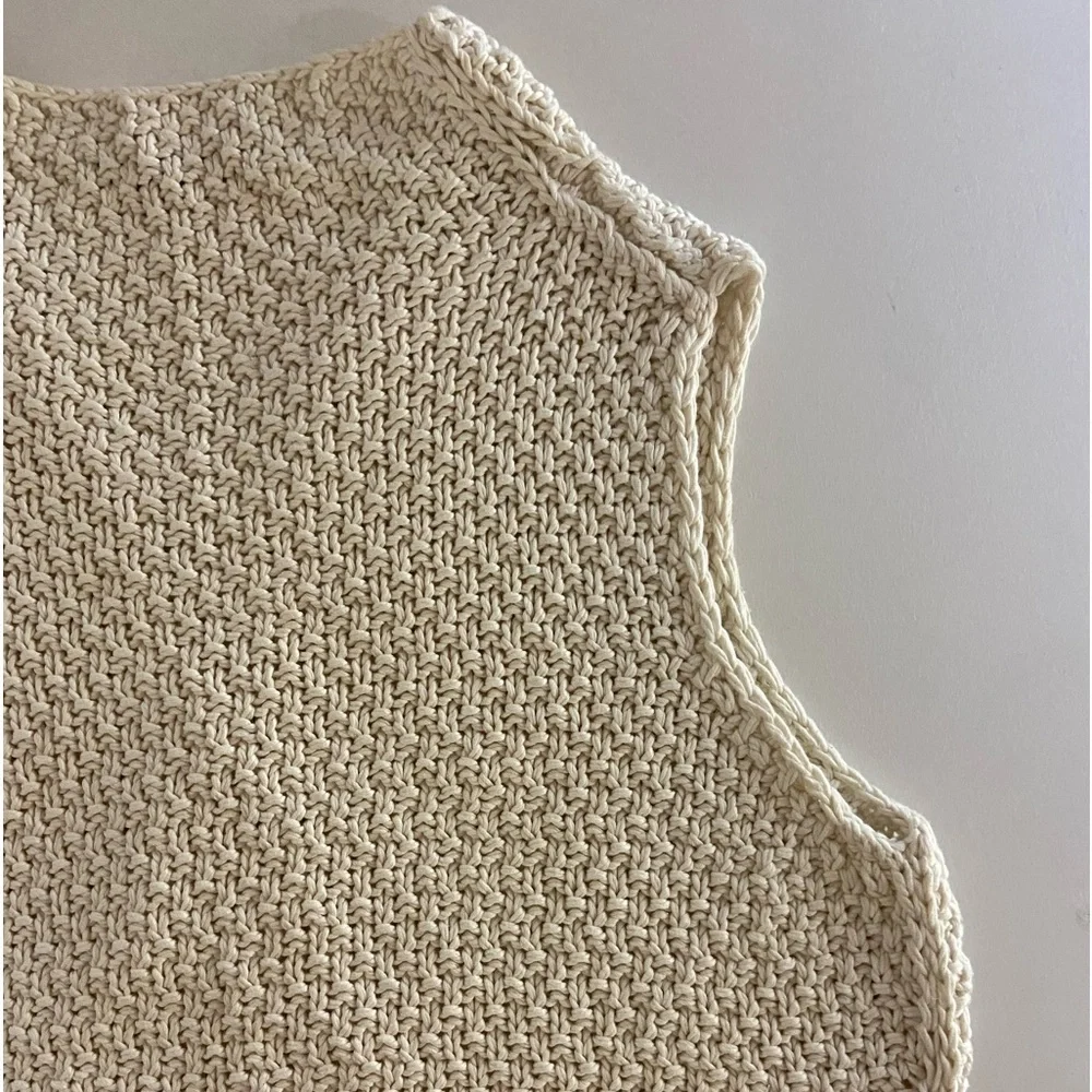 Loro Piana Vintage Knit Silk Cotton Cascading Cardigan Sweater Made in Italy - Picture 14 of 16